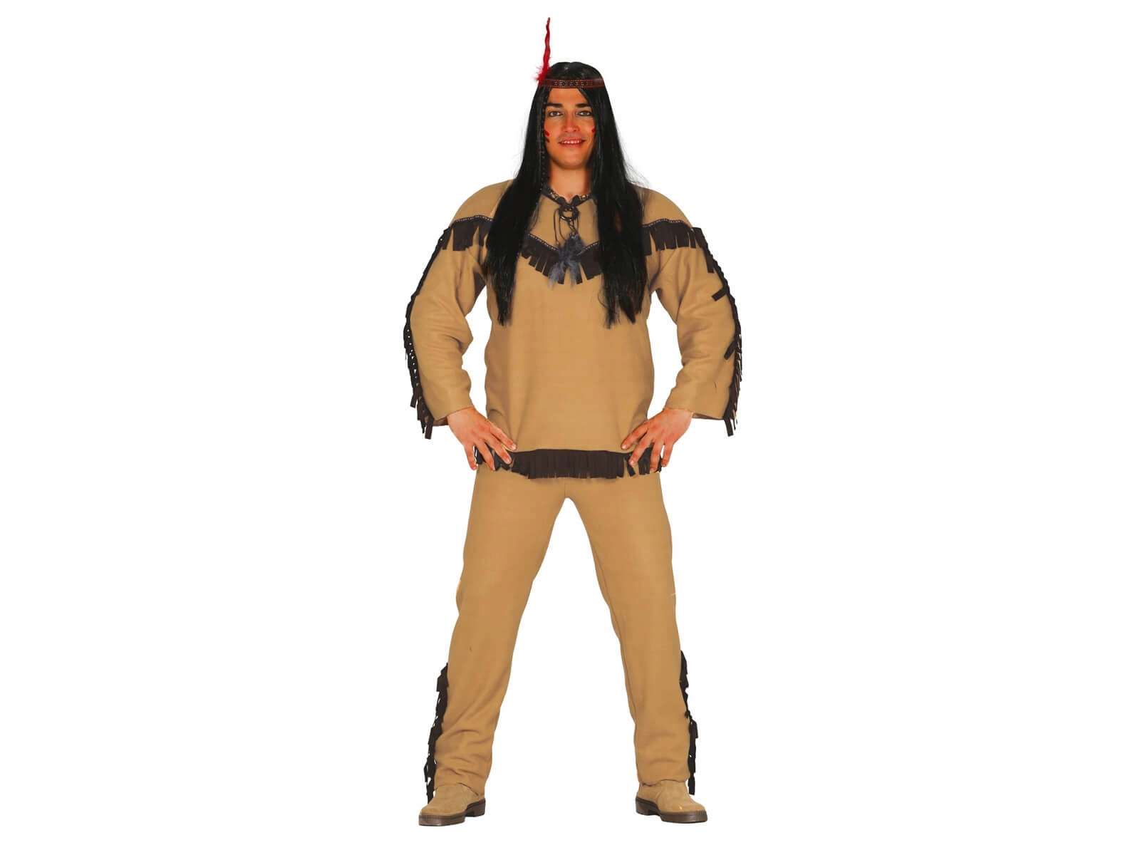 Kostým Indiánský kostým Apacz Převlek Karneval vel