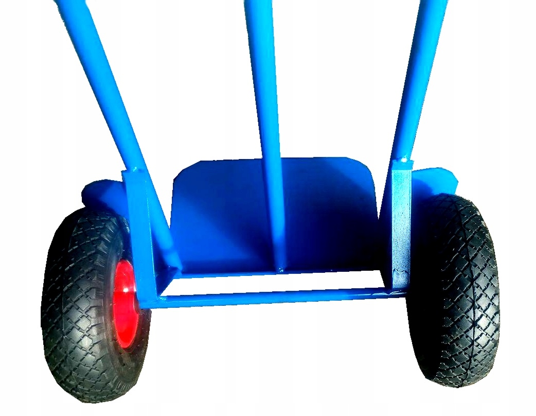 Wózek magazynowy MOCNY transportowy młynarka 200kg kurierski koła pompowane — 25