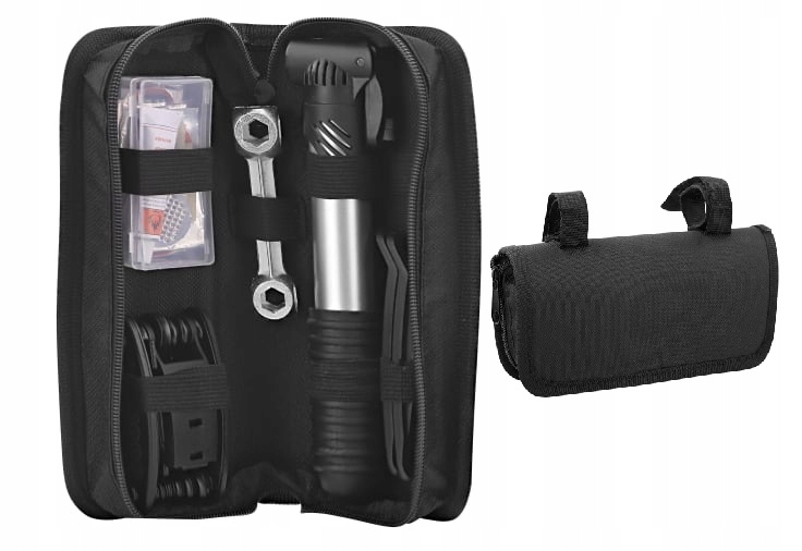 Zestaw naprawczy do roweru hulajnogi dętki futerał pompka śrubokręt klucze