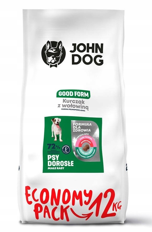 Levně John Dog Good Adult kuře s hovězím masem 12 kg