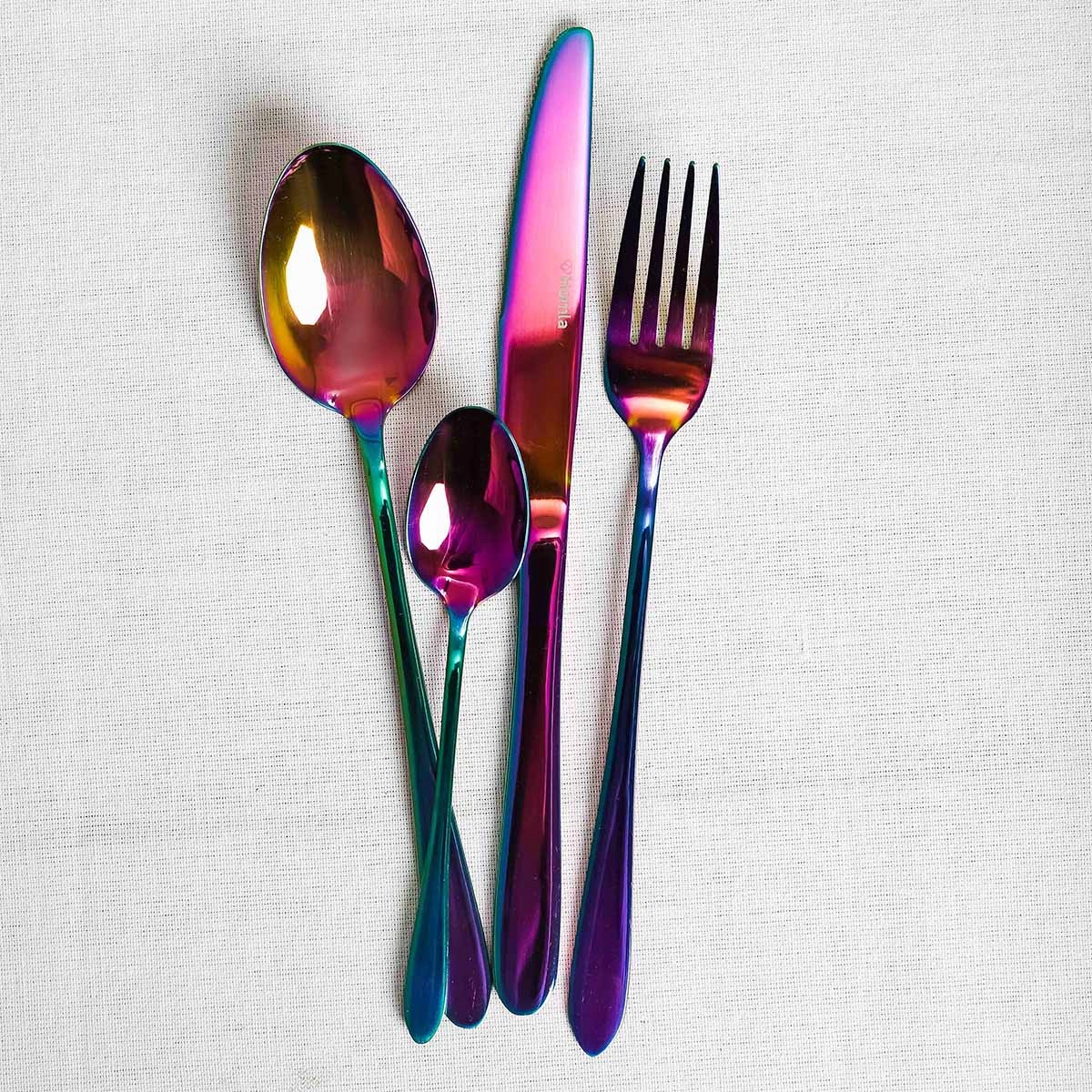 Zestaw sztućców komplet ABELE 4os 16 szt HOMLA Stan opakowania oryginalne