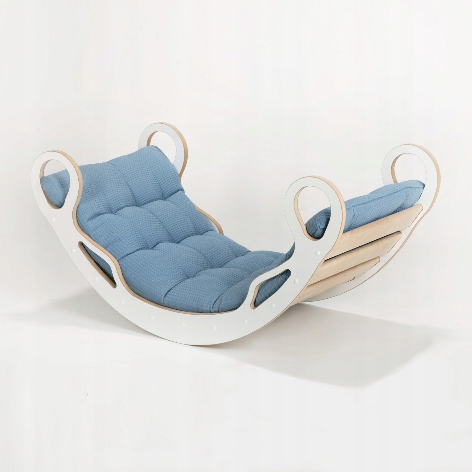 Bujak drewniany dla dzieci z poduszką - duży!