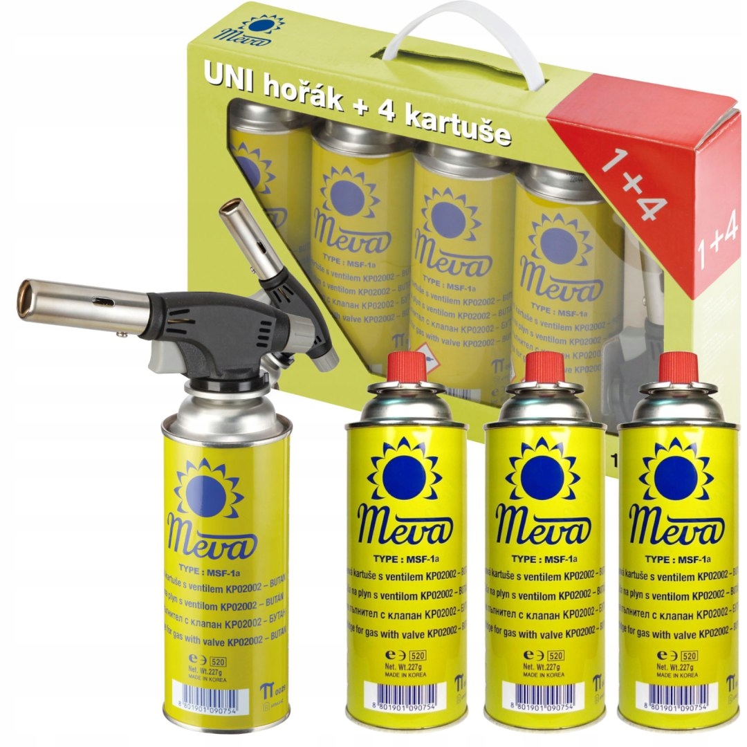 Univerzální gastronomický plynový hořák Creme Brulle 1 kW Set