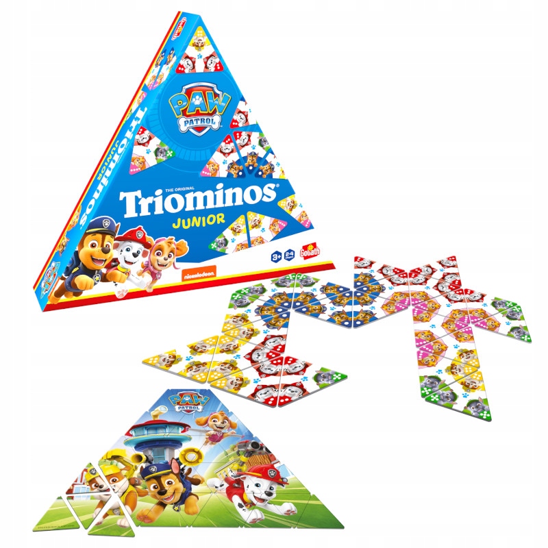 Rodzinna Gra Planszowa Dla Dziecka 7 Latka Goliath Triominos Psi Patrol Lux