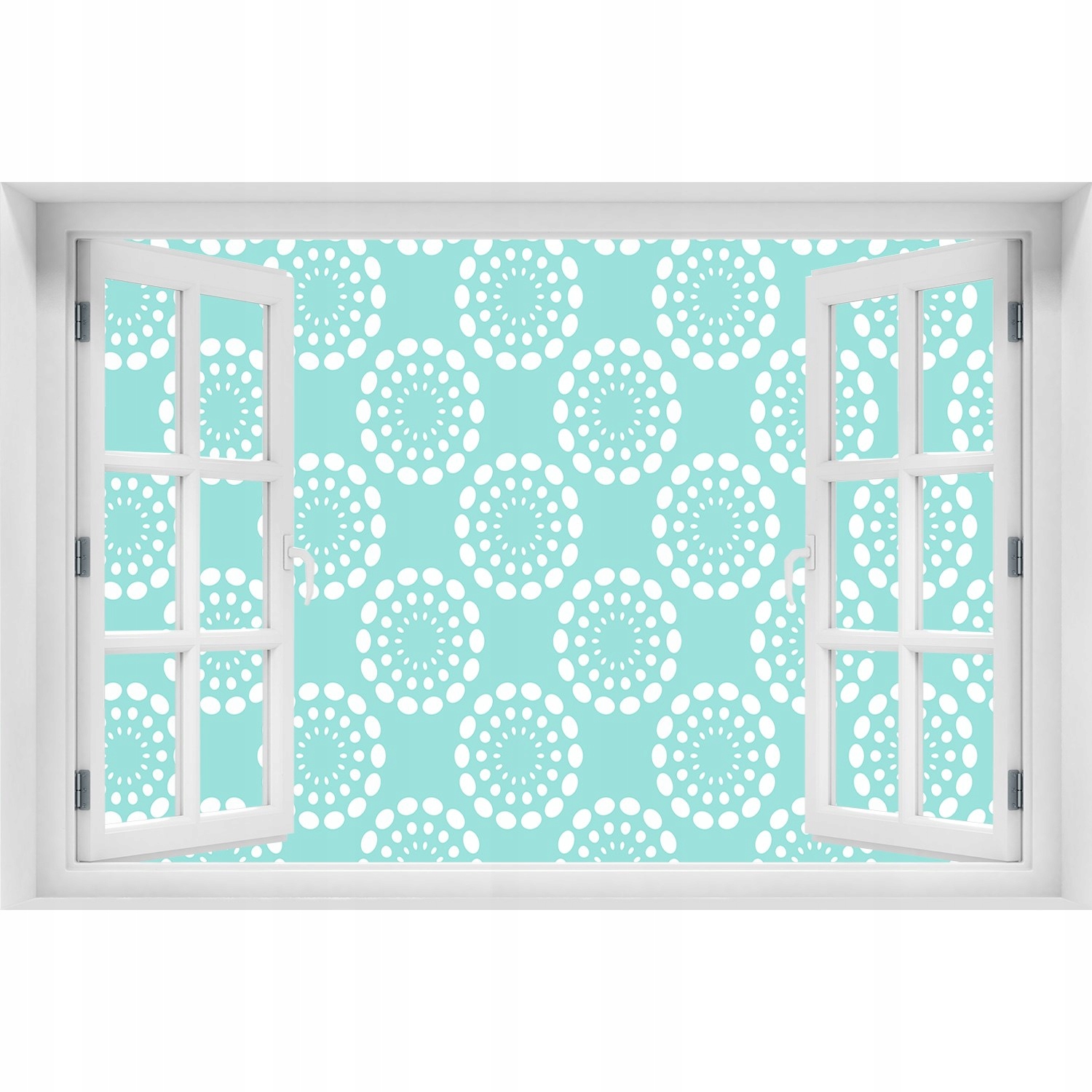 

3D Okno Naklejka ścienna Geometryczne tło 150x100