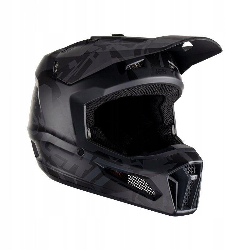 Motocyklová Prilba Cross Junior Leatt Moto 3.5 Stealth Yl (53-54 cm)