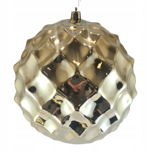 

Bombka Diamon Plastikowa Szampańska 15CM