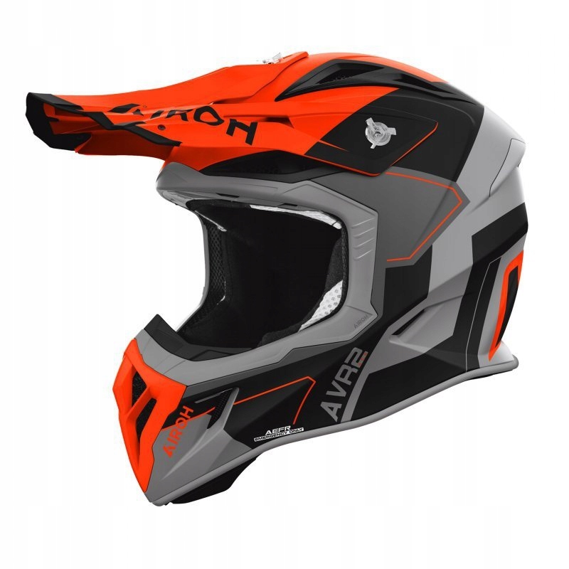 Motocyklová Prilba Airoh Aviator Ace 2 Shield Orange Matt S