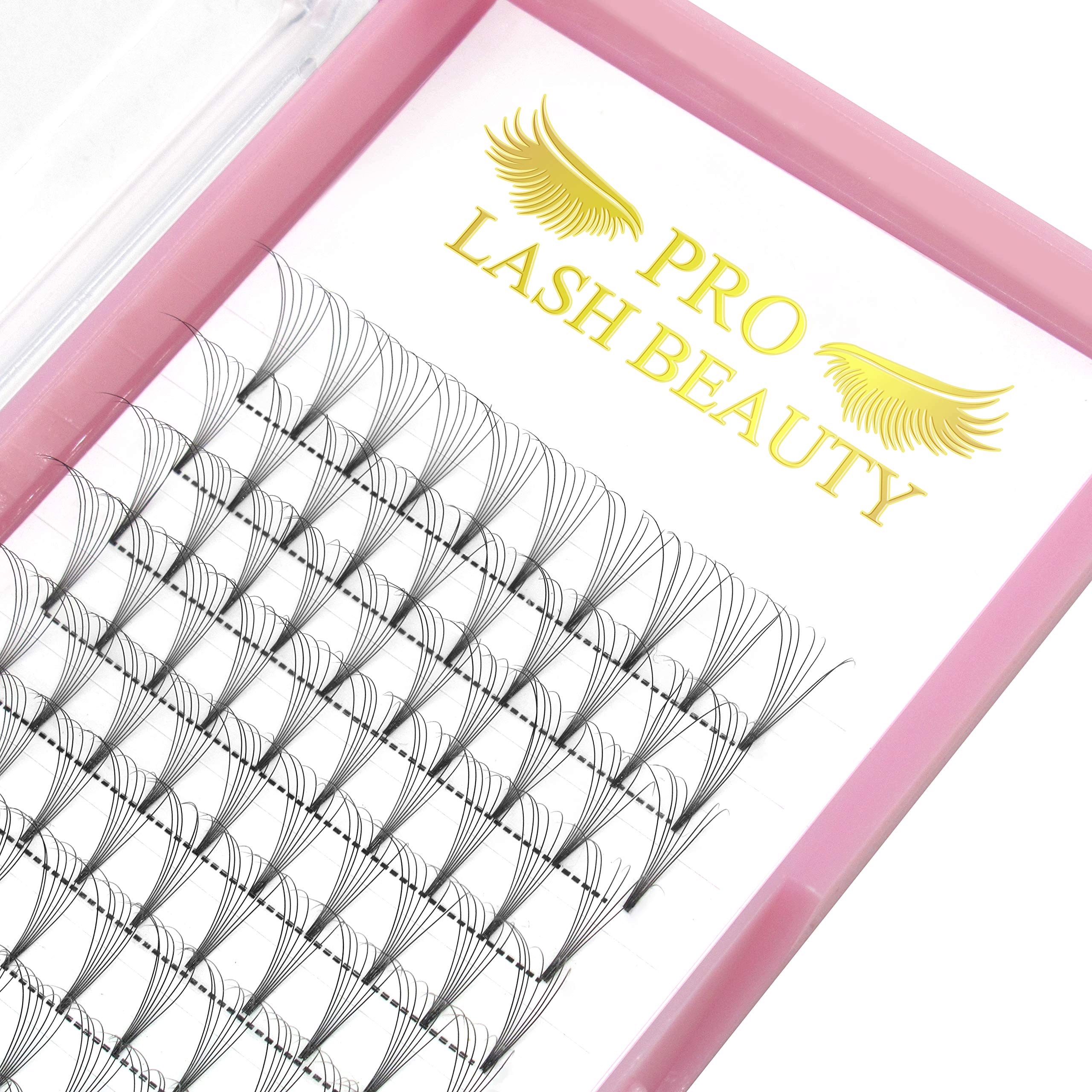 Hotové pupínky Řas 7D D 0.07 Zakřivení D 14 Mm Pro Lashbeauty