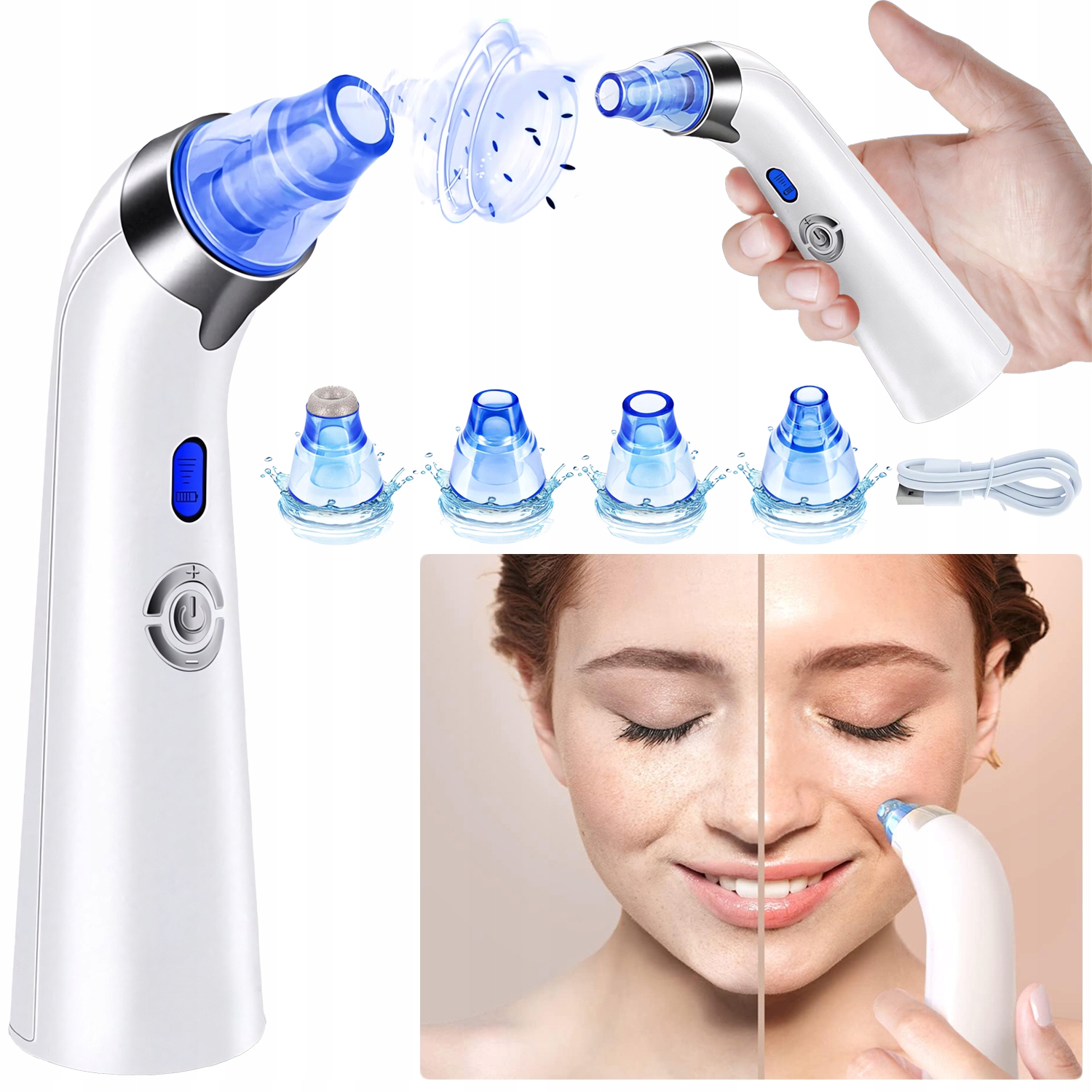 Vysavač Zařízení Na Odstraňování Černých Teček A Čištění Pórů 3V1