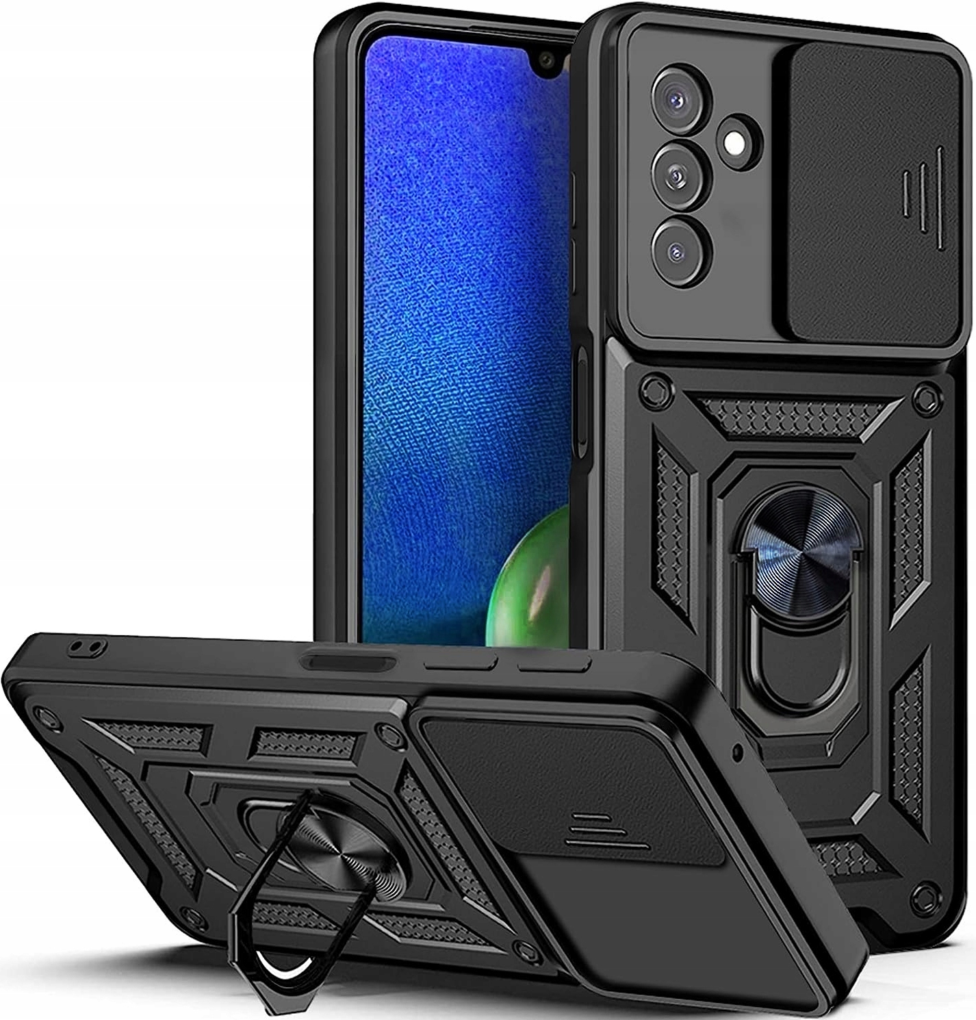 

Etui Pancerne Solid-ring Szkło do Samsung M23 5G