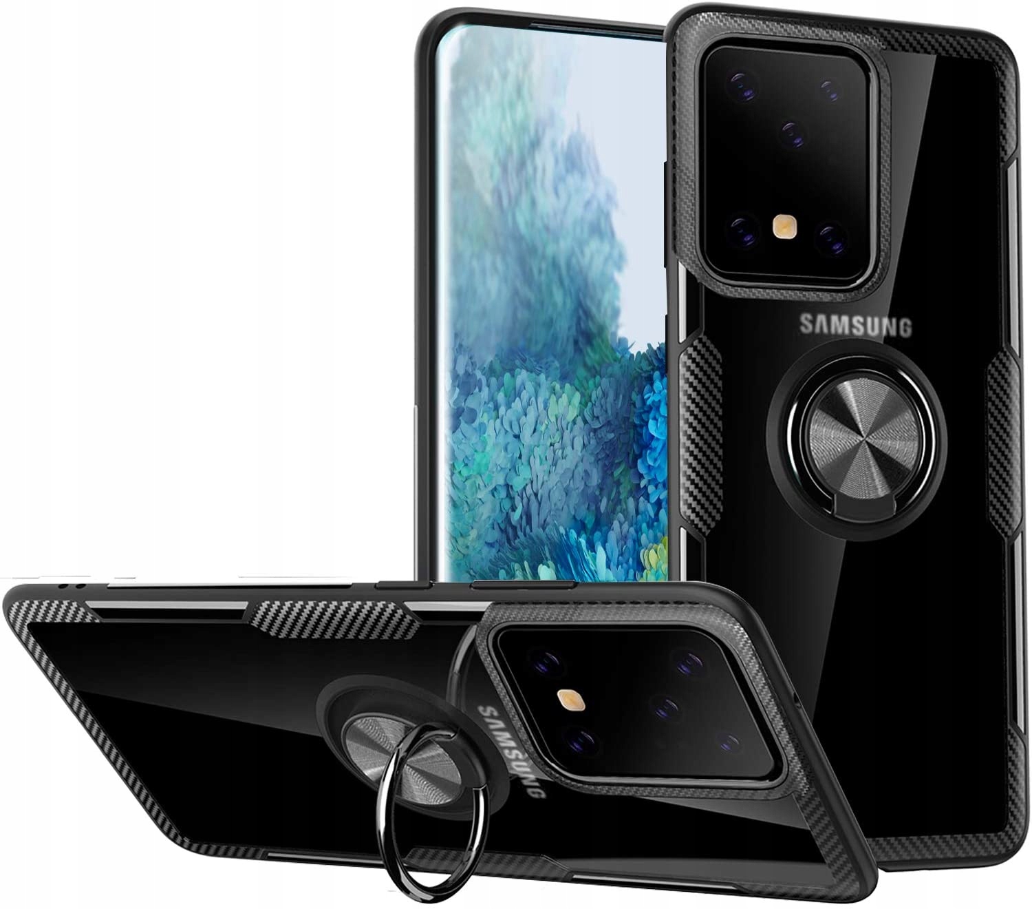 

Etui Holder+ Ring do Samsung S20 Ultra czarny