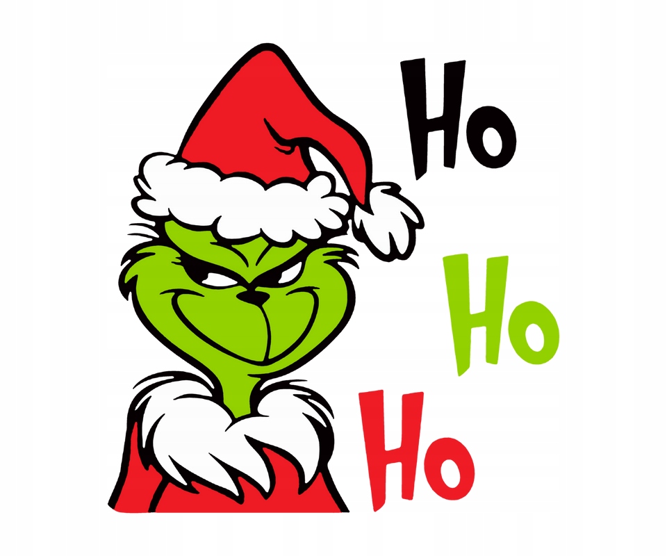 

Naprasowanka Świąteczna Grinch 28 Na Odzież