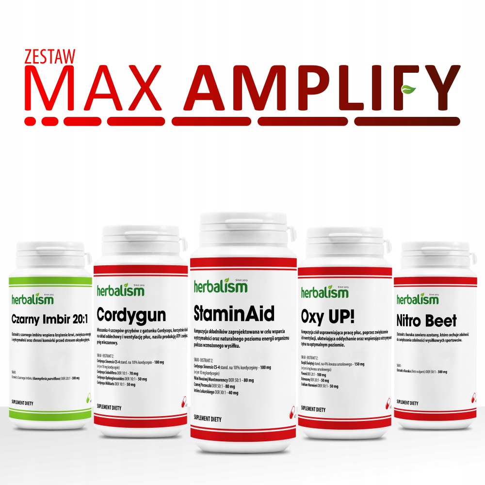 Max Amplify Regenerace Výkonnost Odolnost Cordyceps Spalování Tuků