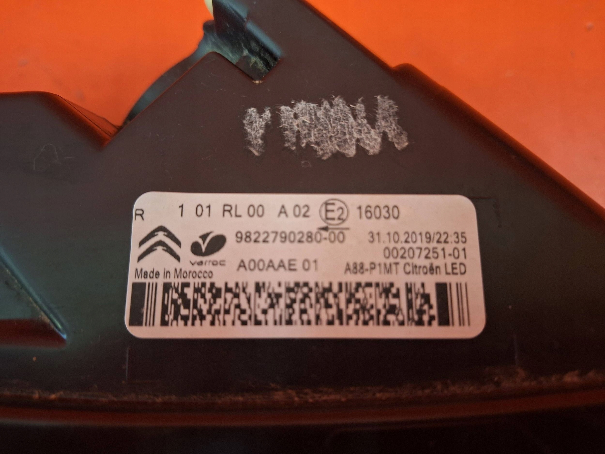 Citroen C3 Aircross 10.17-08.21 DO running daytime right light LED DRL