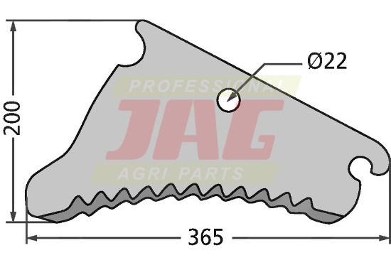 Nůž lisu John Deere John Deere 578 580 CC52821 253282100