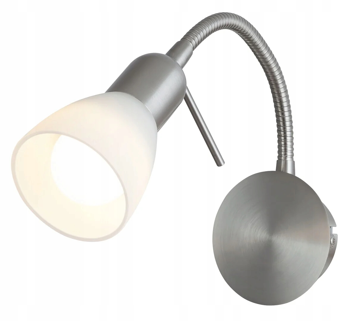 Nástěnné svítidlo s vypínačem a zástrčkou E14, chrom, satén Soma 6300 Rabalux