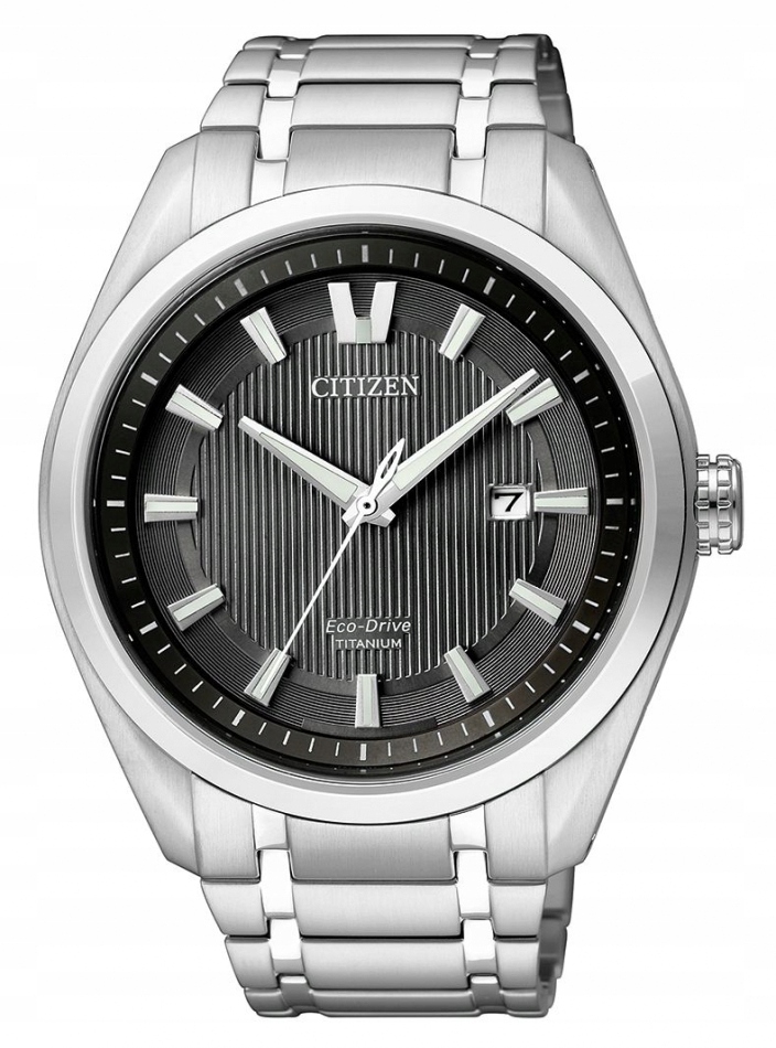 Zegarek męski Citizen AW1240-57E stalowy klasyczny z tytanu