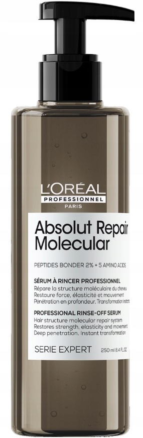 Loreal Sérum Pro Poškozené Vlasy Absolut Repair Molecular 250 ml