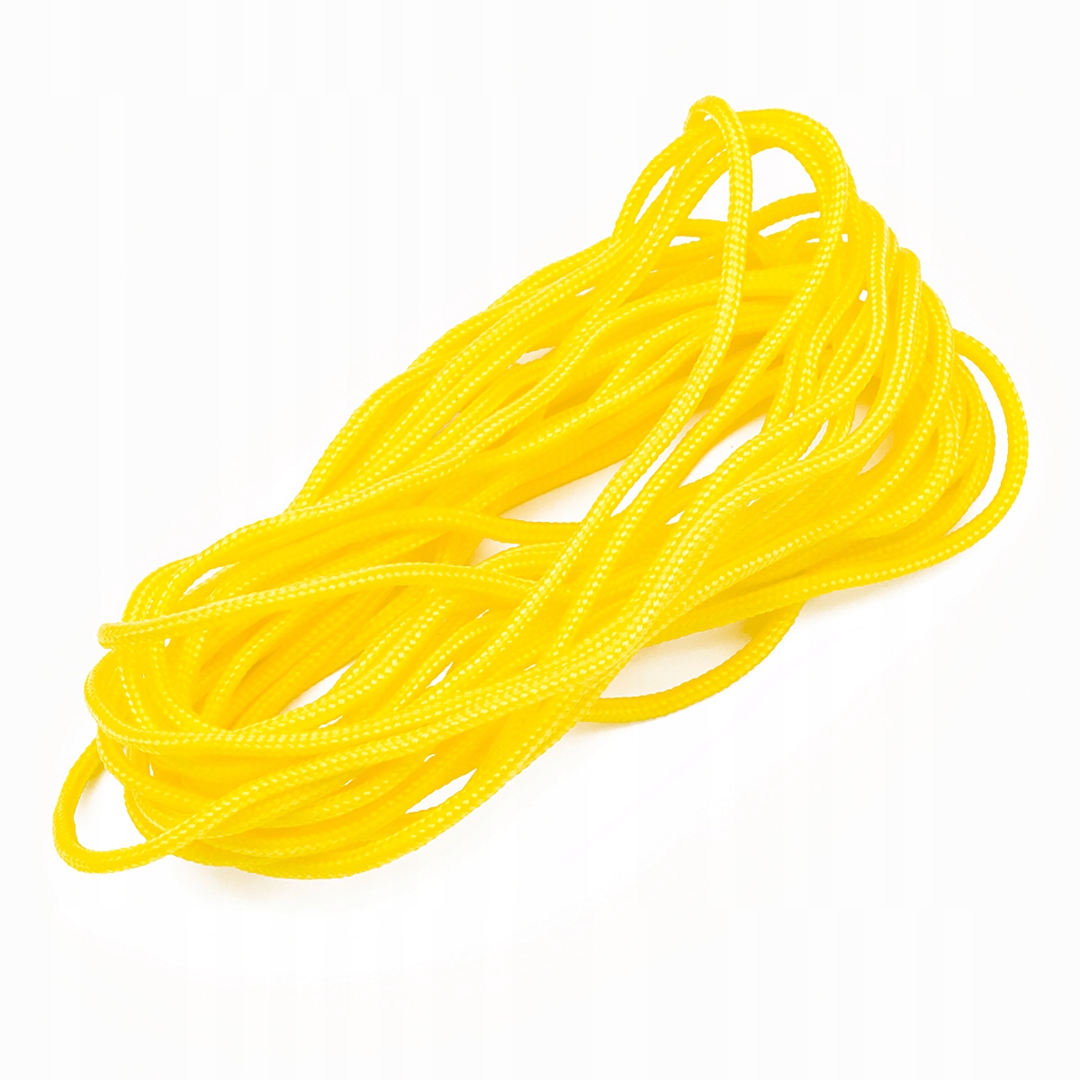 Sznurek Paracord Poliester i Spandex Żółty 2mm 5m