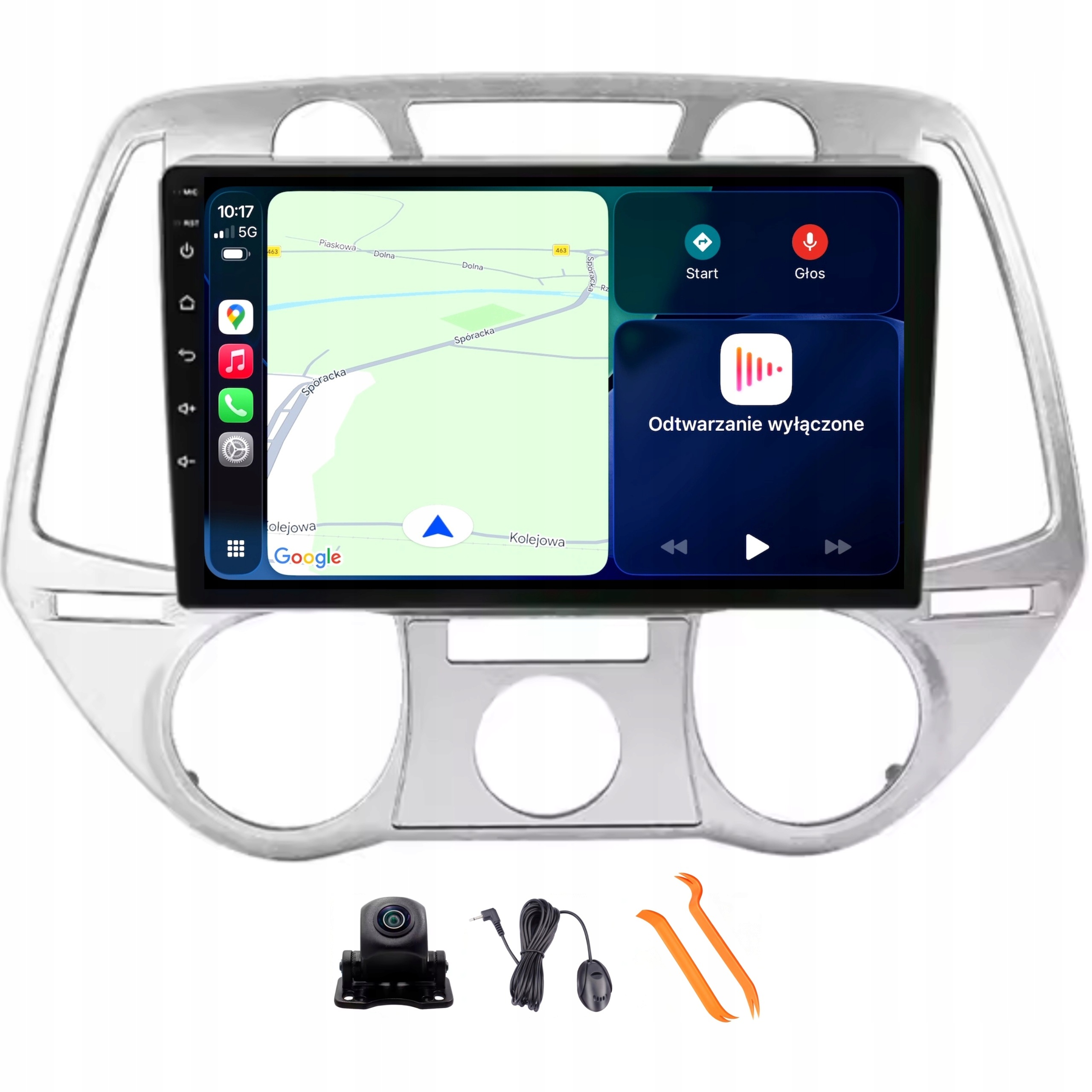Rádio Android Navigácia Qled Carplay 256GB Lte Gps Dsp Hyundai I20 08-12