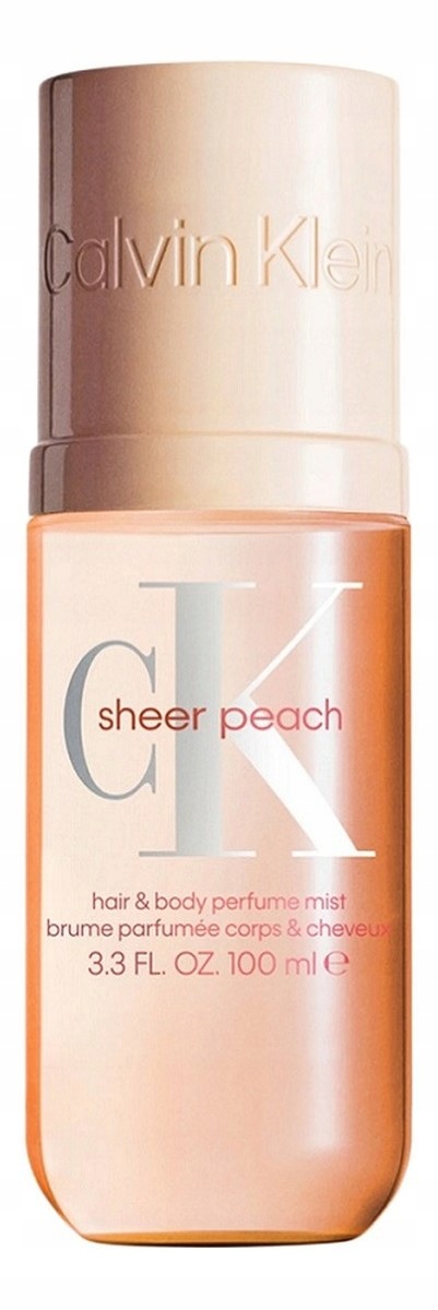 Calvin Klein Ck Sheer Peach mlha na tělo a vlasy 100 ml