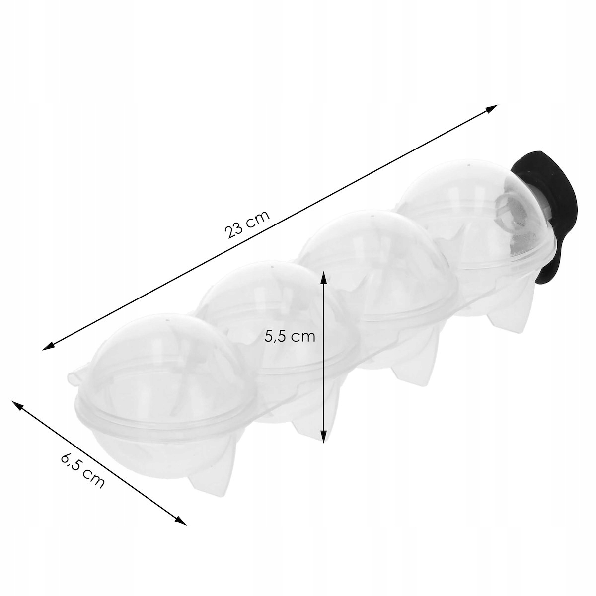 FORMA DO KOSTEK LODU XXL DUŻE KULE 4 KULKI LODOWE FOREMKA LÓD DO DRINKÓW Marka Springos