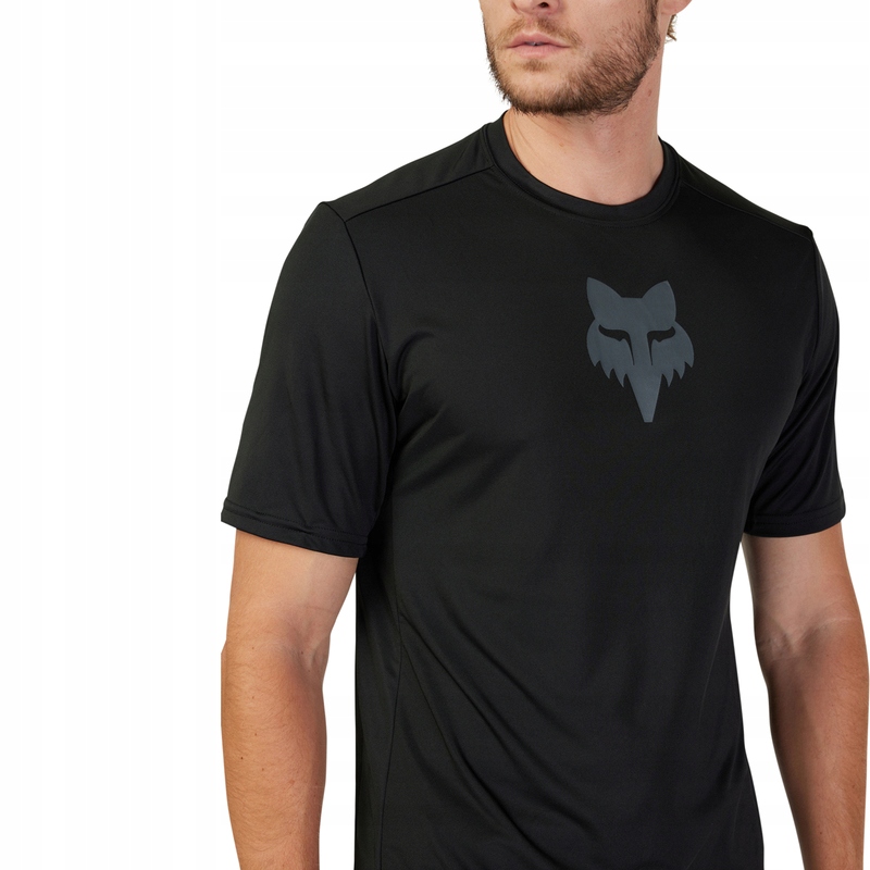 Koszulka Rowerowa Short Sleeve FOX Ranger LAB Head Tru Dri Jersey Black S Marka Fox