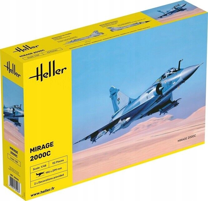 Mirage 2000C Heller 80426 měřítko 1/48