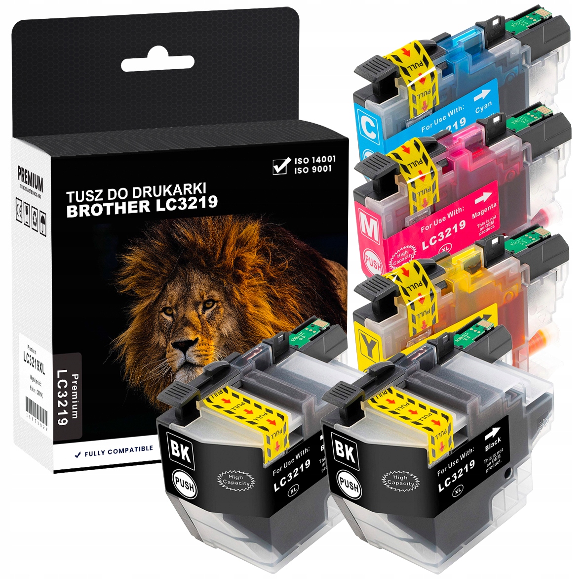 

5x Tusz Do Brother MFC-J5330DW MFC-J5335D LC3219XL