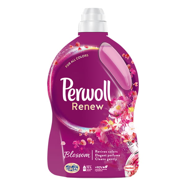 Levně Perwoll Renew & Blossom Tekutý prací prostředek 2,97 L 54 praní