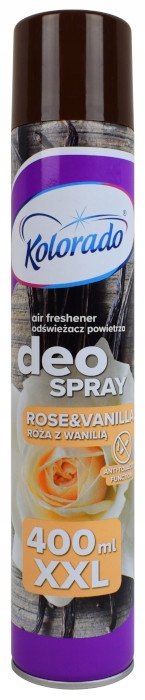 

Odświeżacz spray Kolorado Antitabak Róża Wanilia