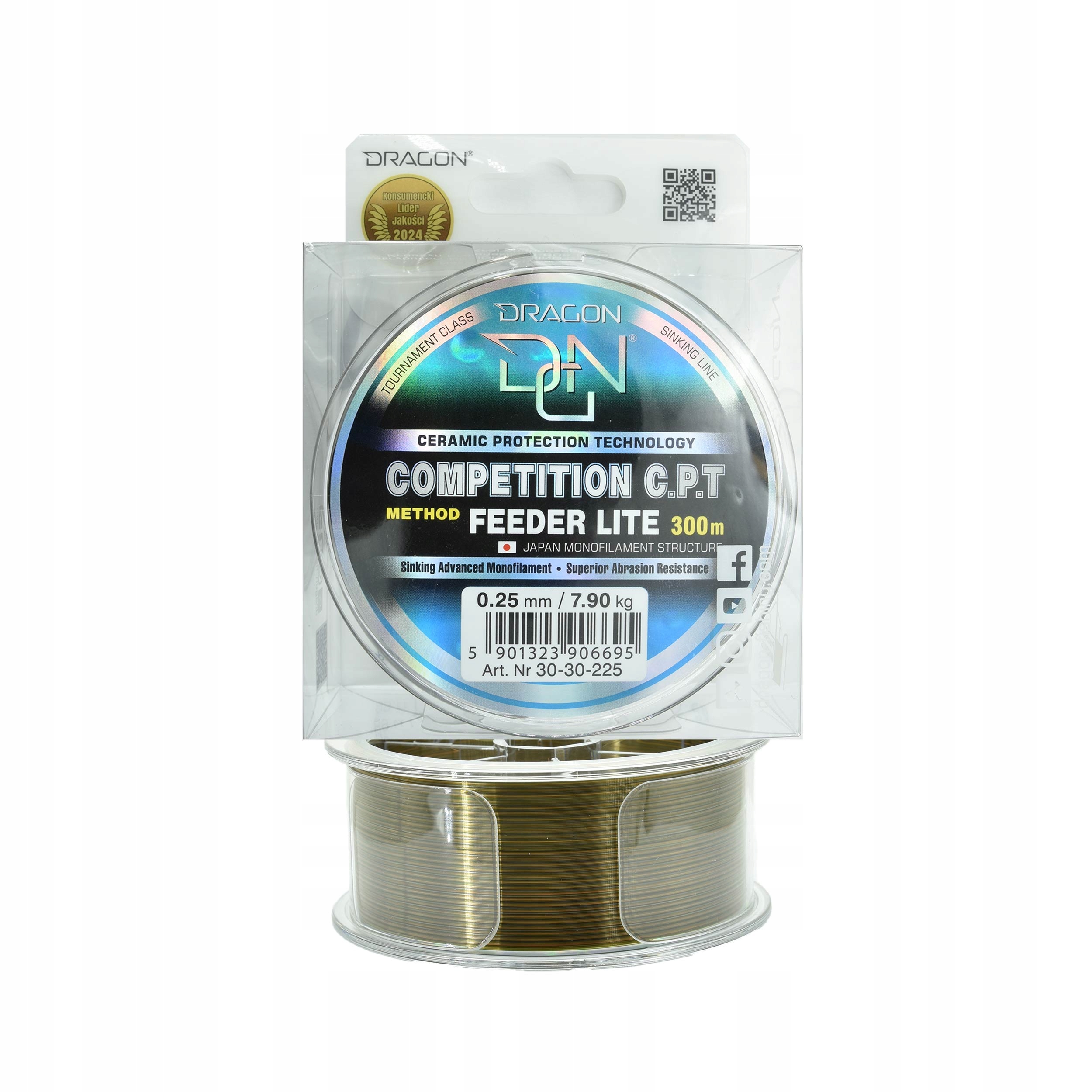 Żyłka Dragon Competition Cpt Method Feeder Lite 0.25mm 300m 7,90kg 1szt.