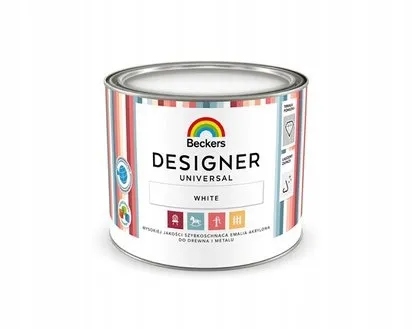 BECKERS Emalia Designer Universal BIAŁA 0,5L