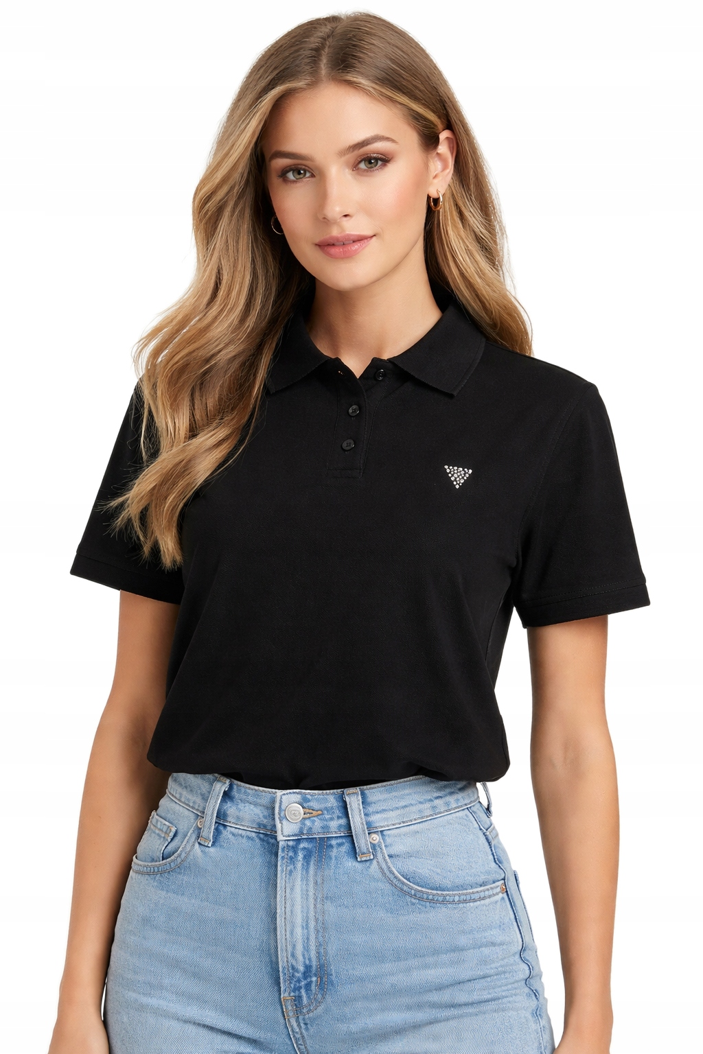 Dámské Polokošile S Krátkým Rukávem, Volná Bavlna, Dámské Guess L