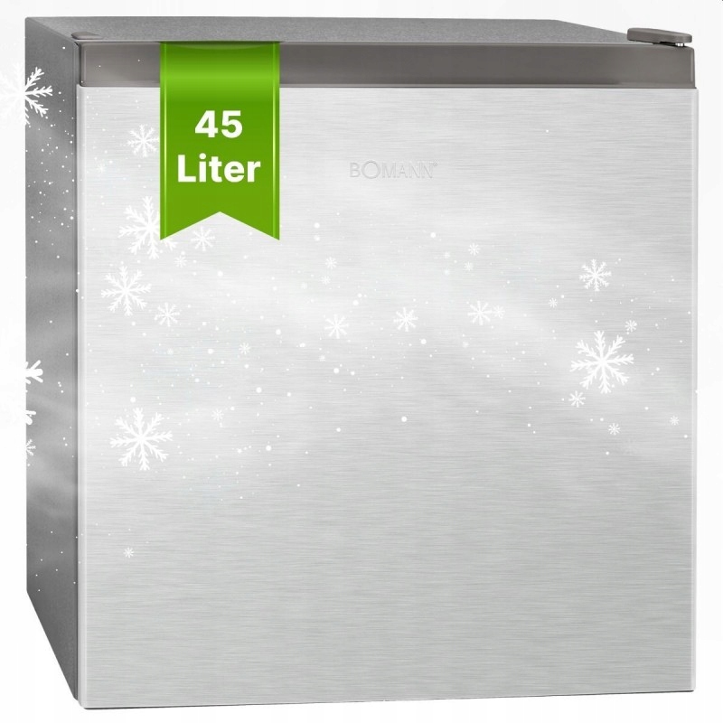 LODÓWKA CHŁODZIARKA ZAMRAŻARKA PODBLATOWA HOTELOWA MINIBAR 45L SREBRNA 50cm Kod producenta 772459