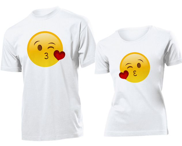 

Koszulki dla par Buzi Buziaki Calusy Emotikony XL