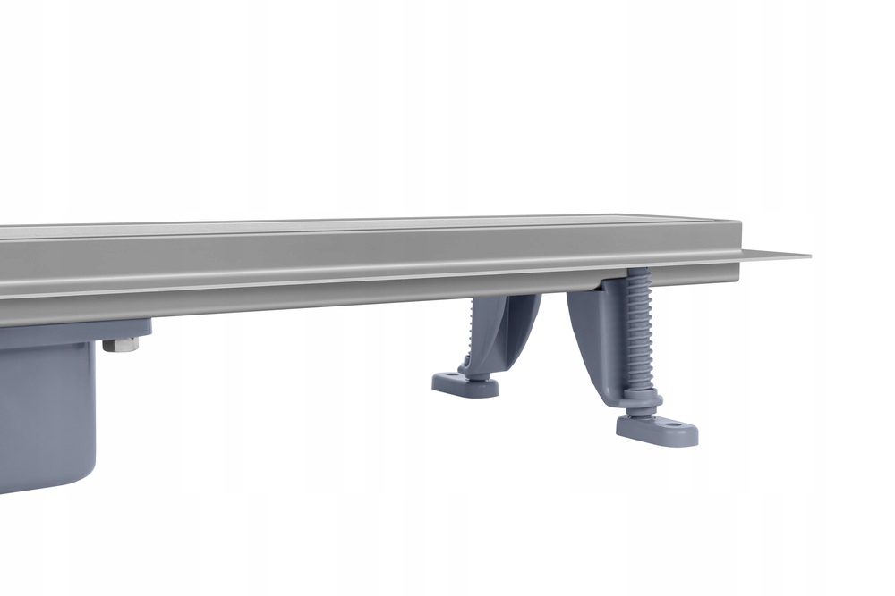 Odpływ liniowy klasyczny VOGI Duo pod płytkę 60 cm NISKI SYFON fi 50 stal Głębokość 11.5 mm