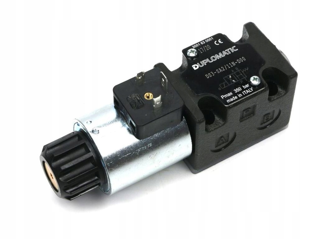Rozdeľovač (elektroventil) DS3-SA2/11N-D12 12V DC (cievka x 1) Heavy 350bar.