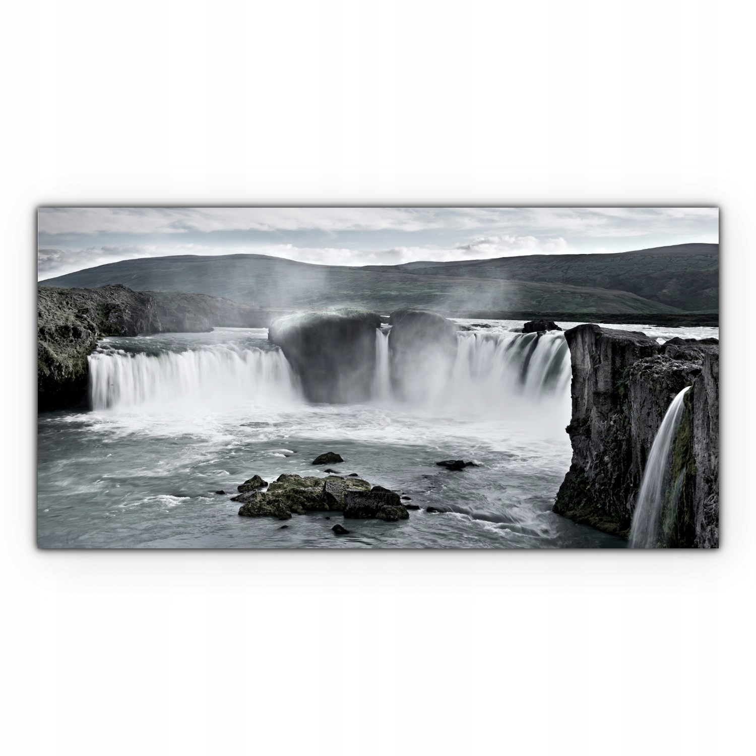 

Obraz płótno canvas 120x60 Wodospad Islandia Rzeka