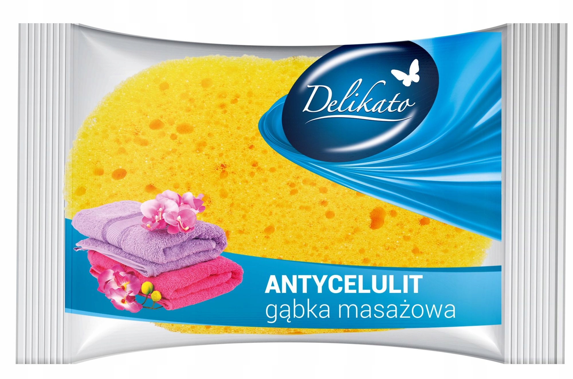 Gąbka do masażu Delikato Antycellulit
