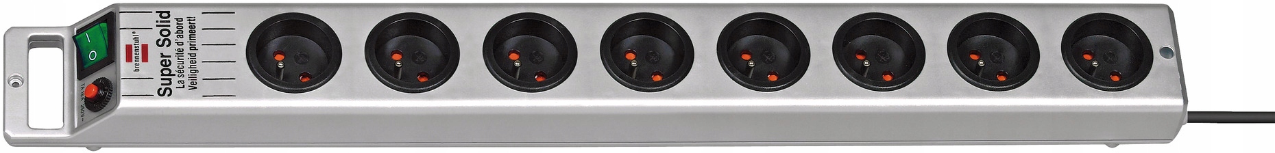 

Super-Solid listwa zasilająca 8 gn. Brennenstuhl