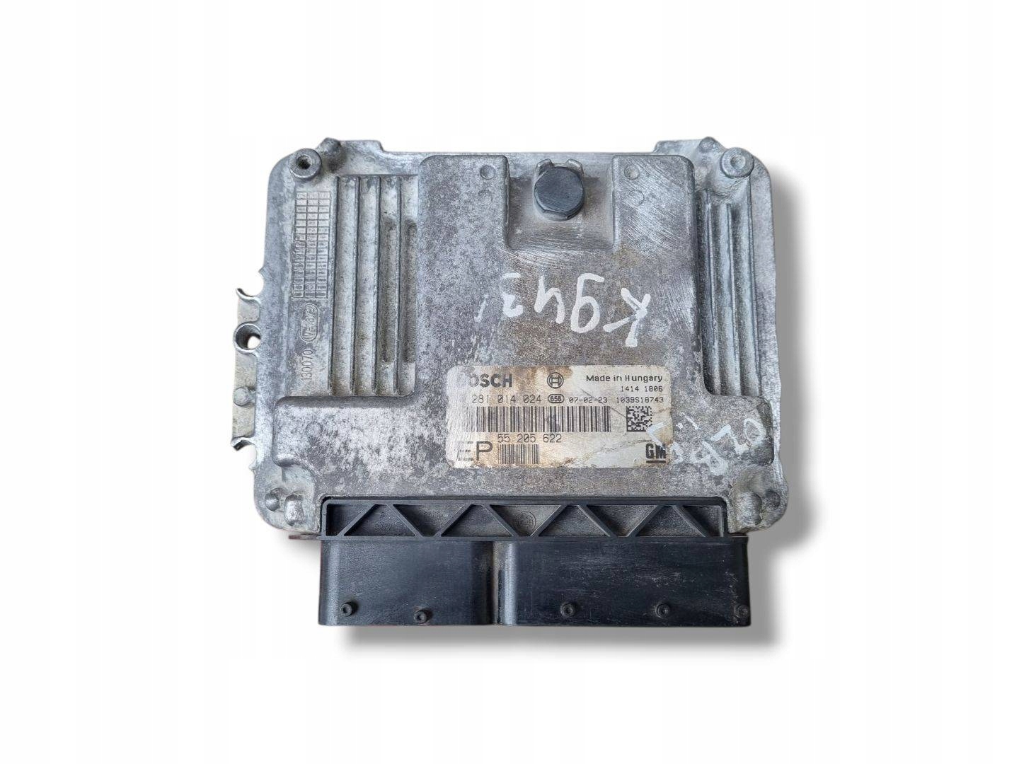 control unit of the engine Opel Zafira B 2007 55205622