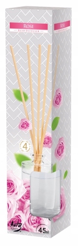 DYFUZOR PATYCZKI ZAPACHOWE 45ml RÓŻA 1szt
