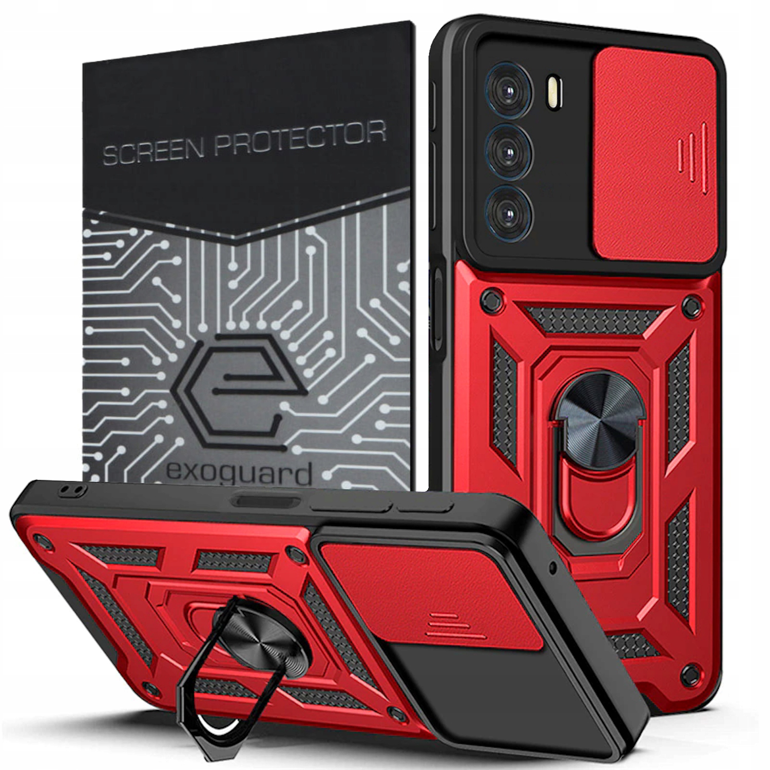 

Case Etui Pancerne+szkło do Motorola Moto G51 5G