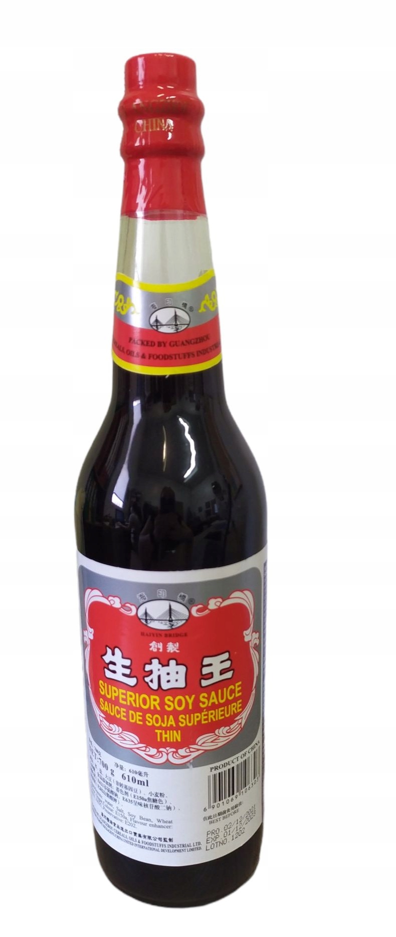 

Sos sojowy jasny chiński Haiyin 610ml