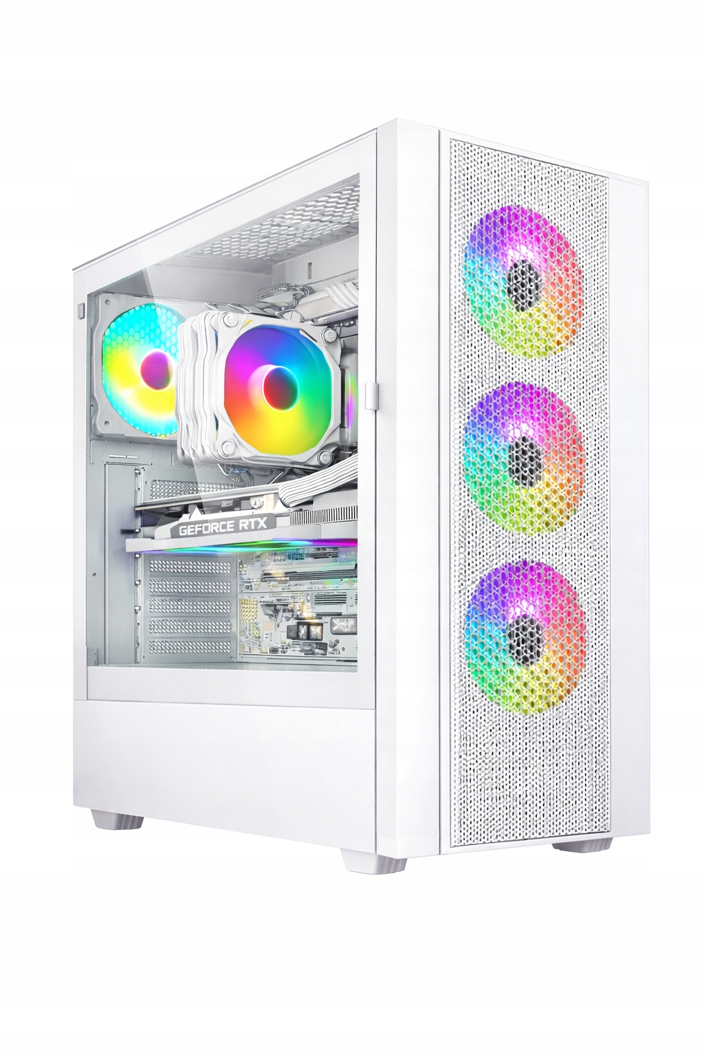 Obudowa Pc Komputerowa MIDI Tower Gaming Argb Fornax 4000 Mesh Szkło