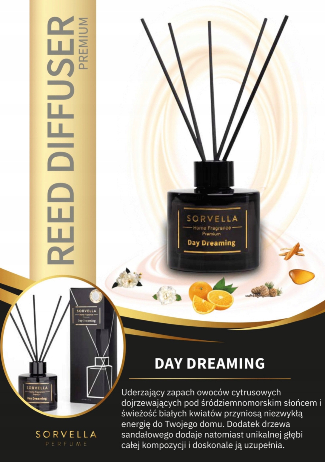 SORVELLA DAY DREAMING zapach do domu dyfuzor zapa Kod producenta 5703