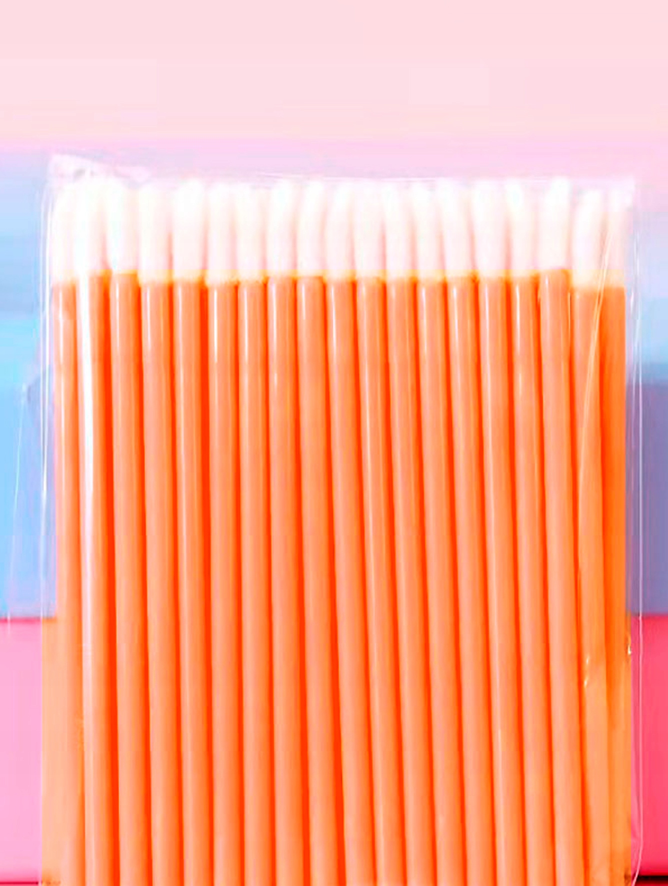 APLIKATORY WELUROWE DO RZĘS UST POMADEK POMARAŃCZOWE 50 szt Rodzaj aplikatory