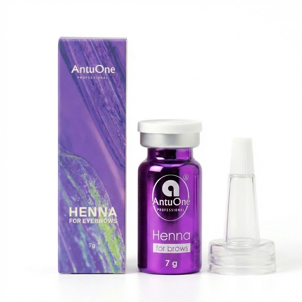 AntuOne Profesionální pudrová henna na obočí (7 g) 06 Tmavě hnědá